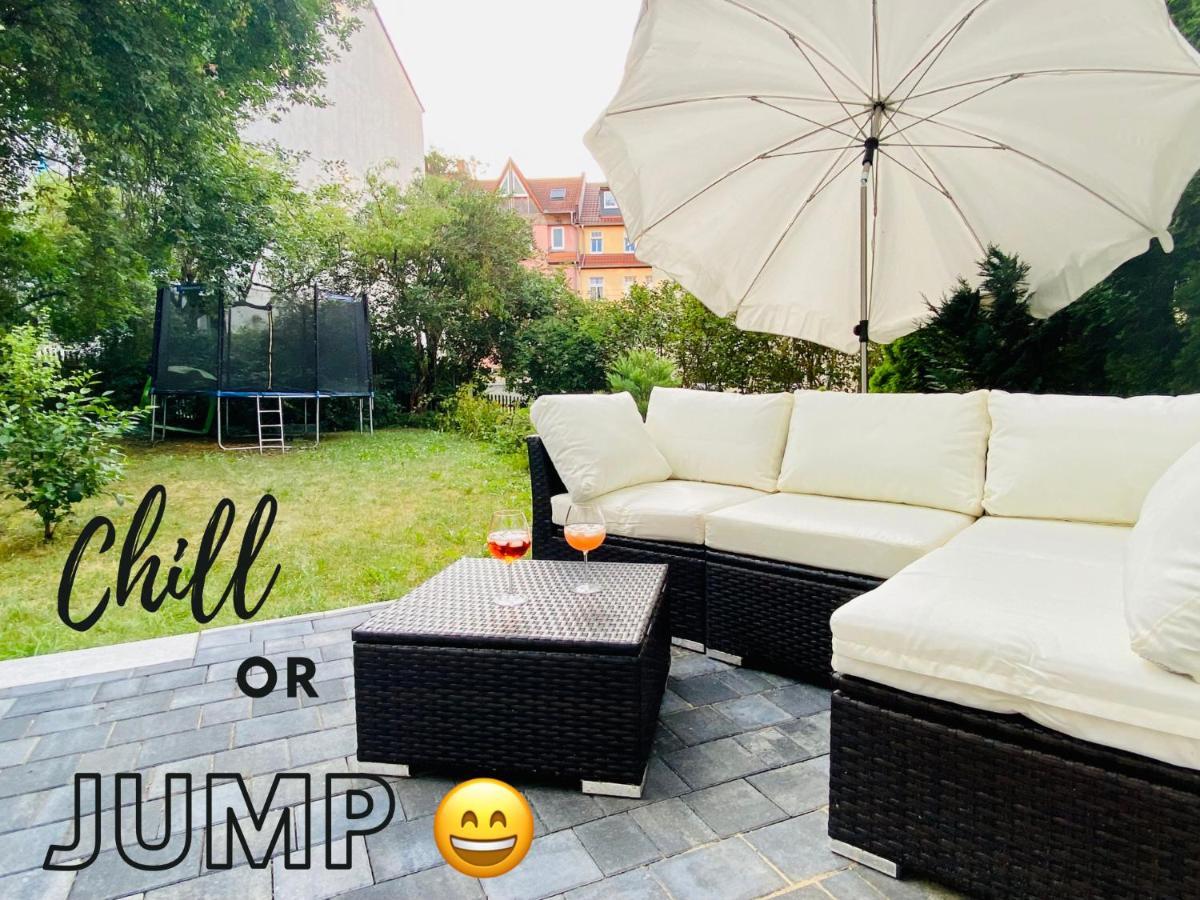 Zentral & Ruhig, Ideal Fuer Home Office Mit Garten Jena Buitenkant foto